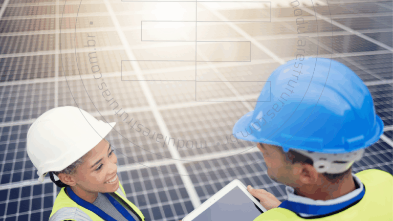 suporte técnico na instalação solar
