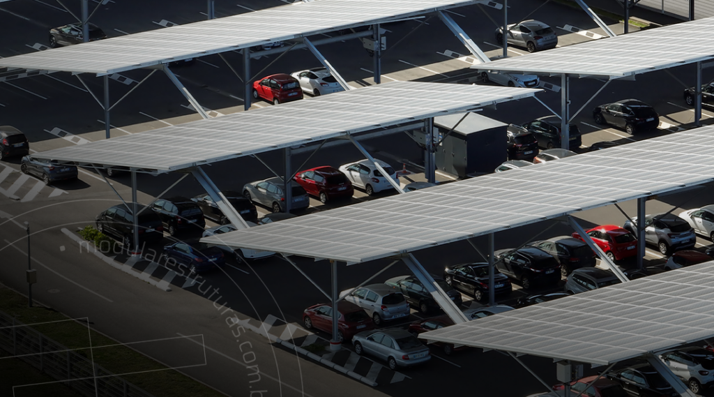 carport como parte da infraestrutura operaciona