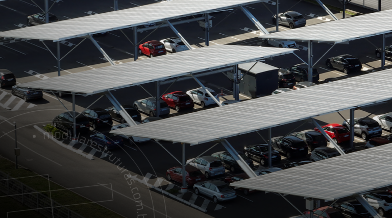 carport como parte da infraestrutura operaciona